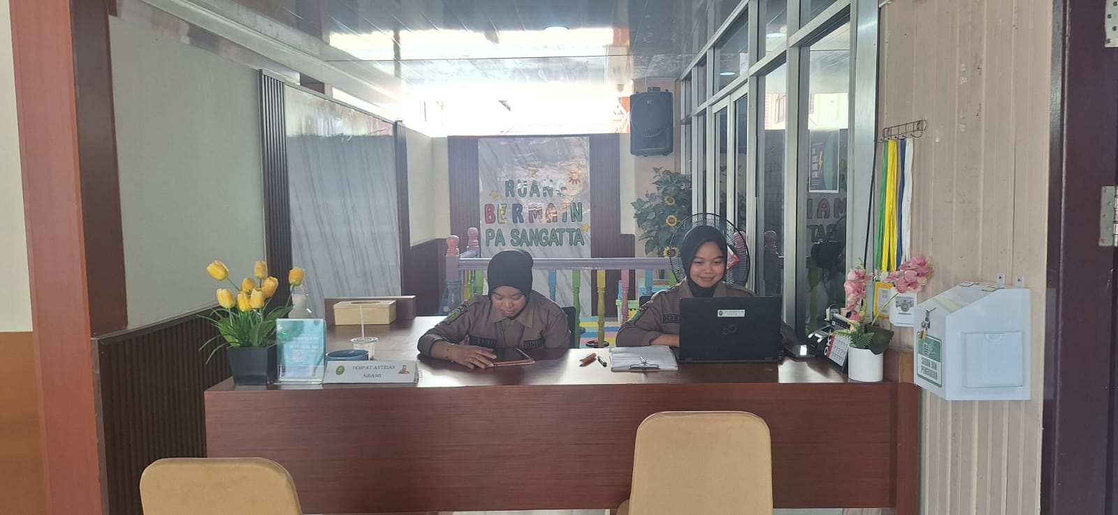 Tempat pengambilan antrian