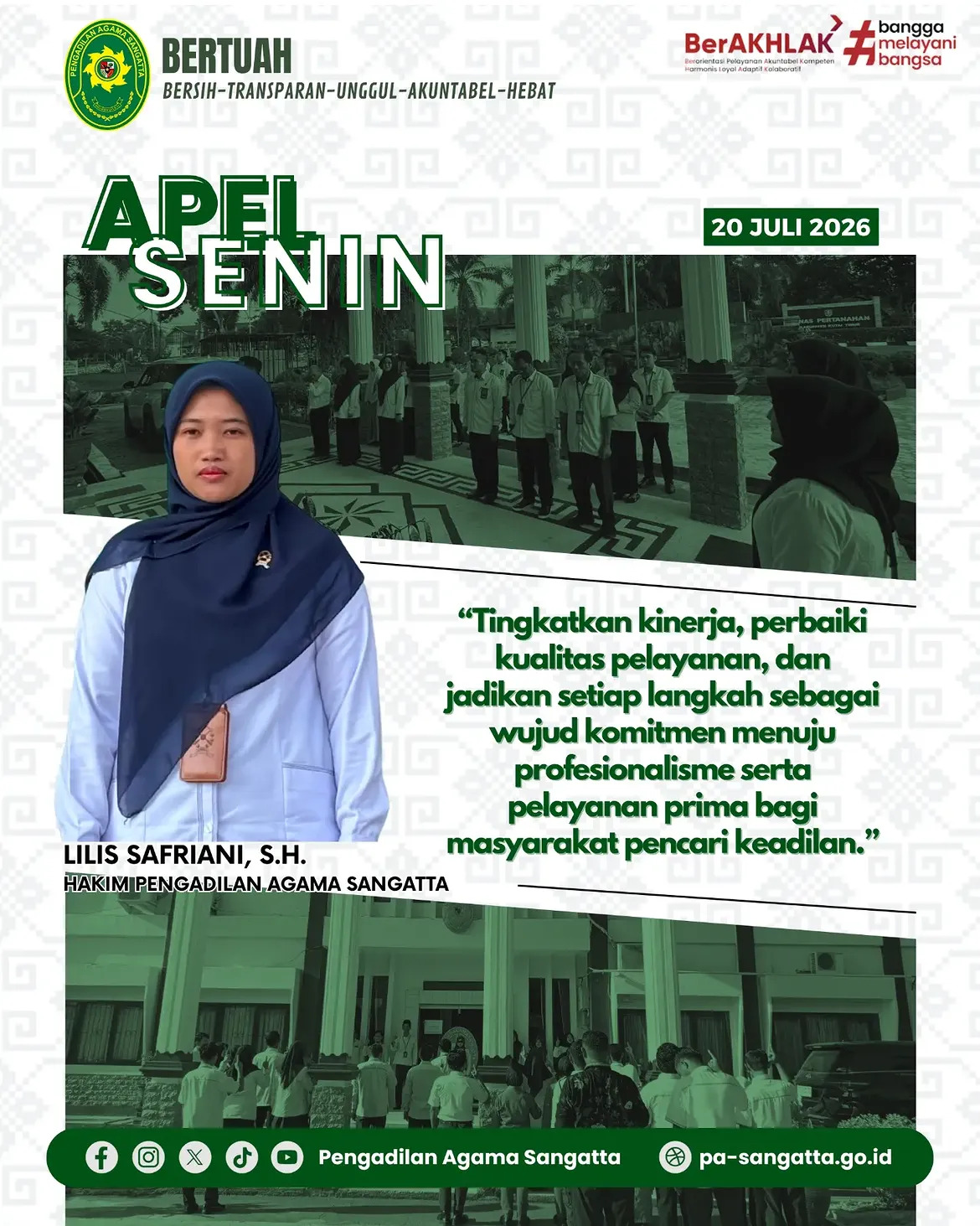 Apel senin 20 juli