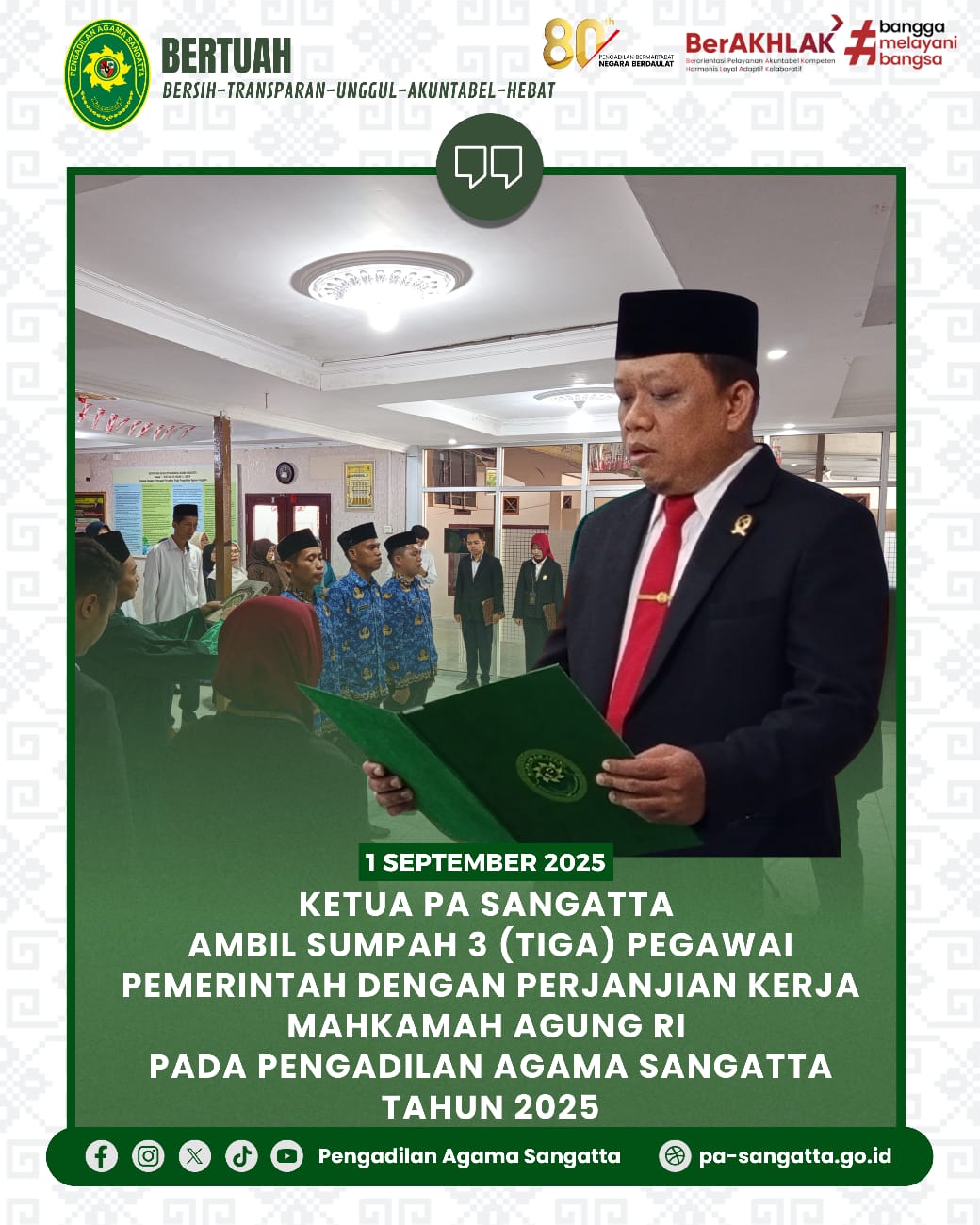 Pengambilan Sumpah 010925